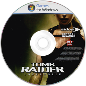 Tomb Raider: Underworld - Disc (Russia) - 1406x1406