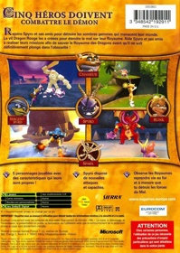 Spyro: A Hero's Tail - Box - Back (France) - 483x680