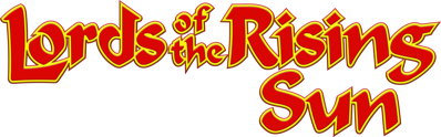 Lords of the Rising Sun - Clear Logo (United States) - 5611x1748