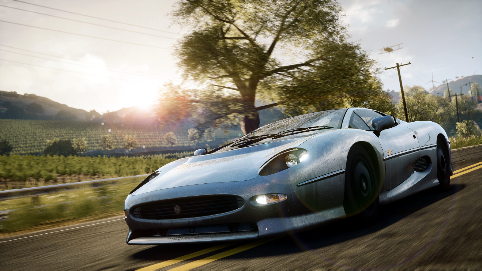 Illustration of Jaguar XJ220