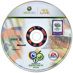 FIFA World Cup: Germany 2006  - Disc (Europe) - 779x779
