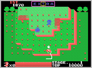 Mr. Do! Run Run - Screenshot - Gameplay (World) - 256x192