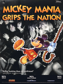 Mickey Mania - Advertisement Flyer - Front (Europe) - 983x1306