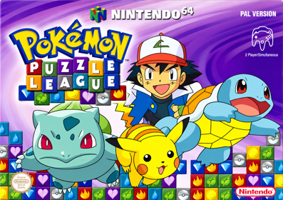 Pokémon Puzzle League - Box - Front - Reconstructed (Europe) - 1492x1054