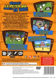 Family Guy Video Game! - Box - Back (France) - 483x680