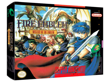 Fire Emblem: Mystery of the Emblem - Box - 3D (World) - 1024x768