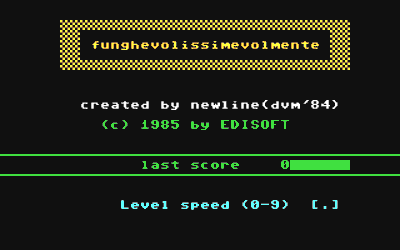 Funghevolissimevolmente - Screenshot - Game Title (World) - 320x200