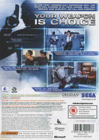 Alpha Protocol - Box - Back (United Kingdom) - 6064x8621