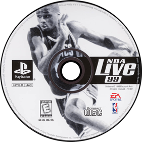 NBA Live 99 - Disc (North America) - 700x700