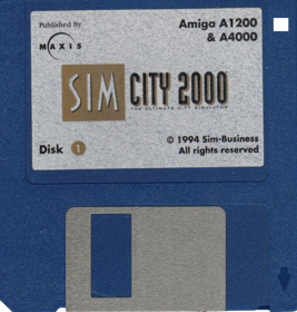 SimCity 2000 - Disc (Europe) - 695x730
