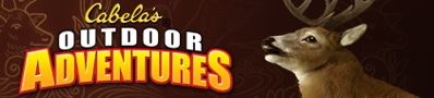 Cabela's Outdoor Adventures - Banner (World) - 420x95