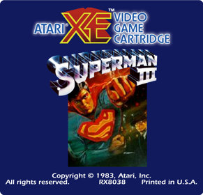 Superman III - Fanart - Box - Front (North America) - 2551x2456