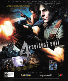 Resident Evil 4 - Advertisement Flyer - Front (United States) - 1834x2200