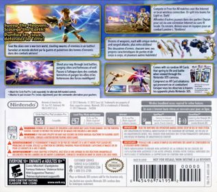 Kid Icarus: Uprising - Box - Back (Canada) - 904x800