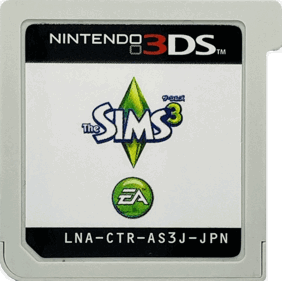The Sims 3 - Cart - Front (Japan) - 1524x1517