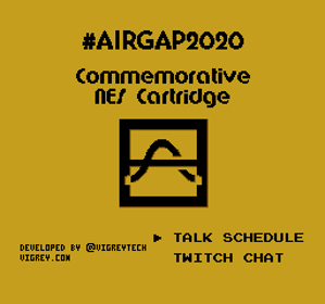 AirGap 2020 Commemorative NES Cartridge - Screenshot - Game Title (World) - 256x240