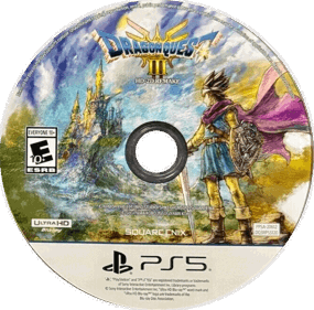 Dragon Quest III HD-2D Remake - Disc (North America) - 667x657