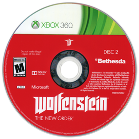 Wolfenstein: The New Order - Disc (North America) - 900x900