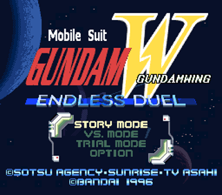 Shin Kidou Senki Gundam W: Gundam Wing: Endless Duel - Screenshot - Game Title (World) - 256x224