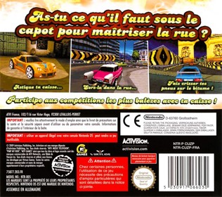 Pimp My Ride: Street Racing - Box - Back (France) - 640x568