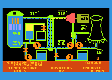 Scram: A Nuclear Power Plant Simulation - Screenshot - Gameplay (France) - 336x240