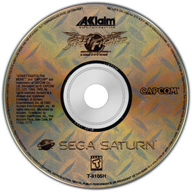 Street Fighter: The Movie - Disc (North America) - 850x850