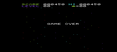 Cosmic Fire Birds - Screenshot - Game Over (Europe) - 520x234