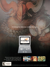 Final Fantasy Tactics Advance - Advertisement Flyer - Front (United States) - 1626x2200