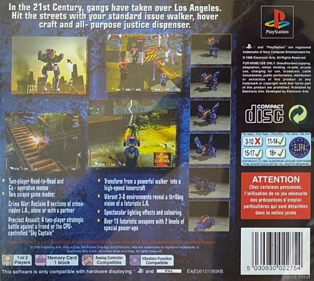 Future Cop: L.A.P.D. - Box - Back (Europe) - 1000x894