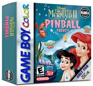 Disney's The Little Mermaid II: Pinball Frenzy - Box - 3D (North America) - 1074x998