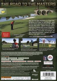 Tiger Woods PGA Tour 12: The Masters - Box - Back (Germany) - 1200x1703