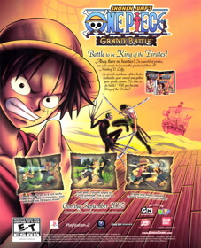 Shonen Jump's One Piece: Grand Battle - Advertisement Flyer - Front (United States) - 1770x2184
