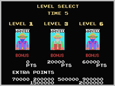 Bank Panic - Screenshot - Game Select (World) - 256x192