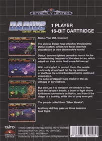 Darius: Extra Version - Box - Back (Europe) - 1445x1997