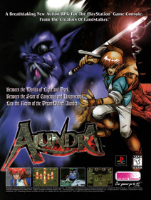 Alundra - Advertisement Flyer - Front (United States) - 1667x2200