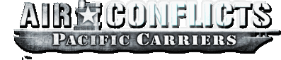 Air Conflicts: Pacific Carriers - Clear Logo (World) - 589x126