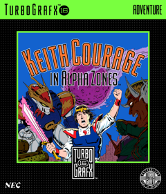 Keith Courage in Alpha Zones - Fanart - Box - Front (United States) - 750x877