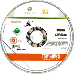 Tony Hawk's Project 8 - Disc (Germany) - 2882x2881