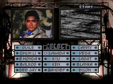 Street Fighter: The Movie - Screenshot - Game Select (World) - 640x480