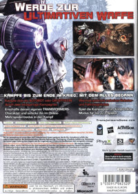 Transformers: War for Cybertron - Box - Back (Germany) - 600x843