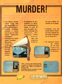Murder! - Box - Back (Spain) - 1782x2428