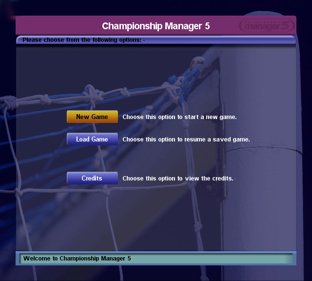 Championship Manager 5 - Screenshot - Game Select (Europe) - 640x576