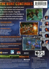 Hunter: The Reckoning: Redeemer - Box - Back (Europe) - 483x680