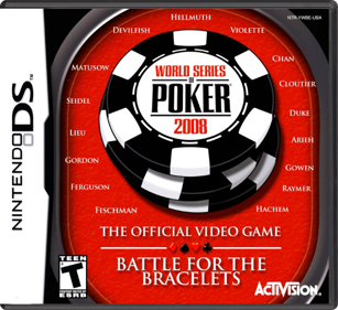 World Series of Poker 2008 Battle for the Bracelets - Box - Front - Reconstructed (North America) - 774x708