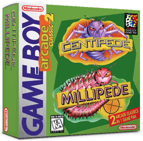 Arcade Classic No. 2: Centipede & Millipede - Box - 3D (North America) - 1016x998