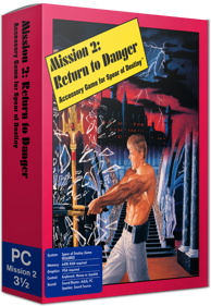 Spear of Destiny: Mission 2: Return to Danger - Box - Front - Reconstructed (World) - 955x1382