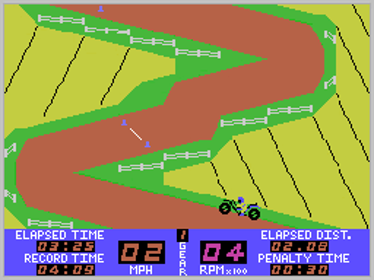 Motocross Racer - Screenshot - Gameplay (North America) - 256x192