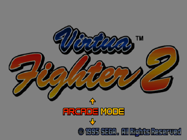 Virtua Fighter 2 - Screenshot - Game Select (World) - 640x480