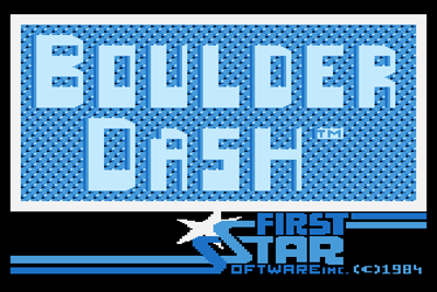 Boulder Dash (1984) - Screenshot - Game Title (North America) - 336x225
