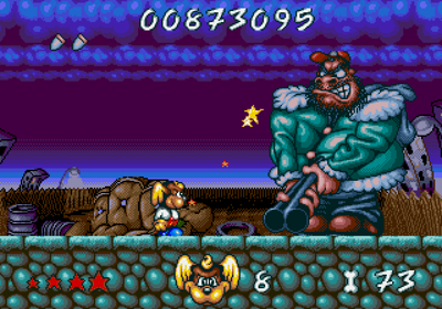 Wonder Dog - Screenshot - Gameplay (World) - 640x448